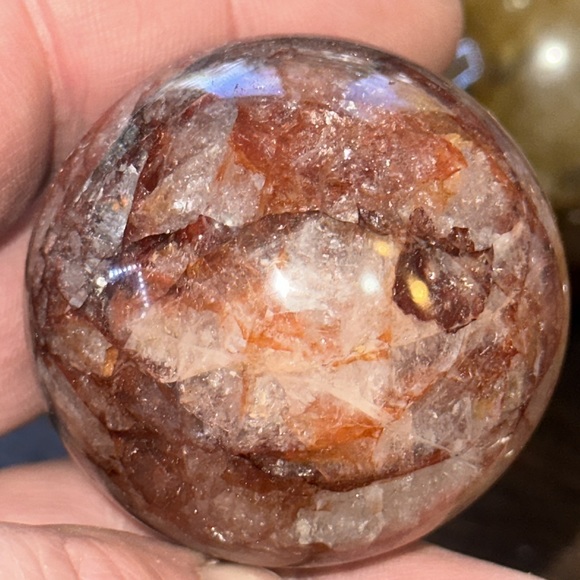 🎄SALE🎄Fire Quartz Crystal Sphere! - Picture 5 of 7